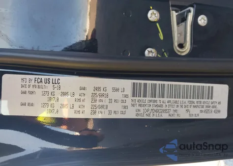 2019 Jeep Cherokee Limited 4X4 z USA, uszkodzony, nr VIN 1C4PJMDN6KD209537